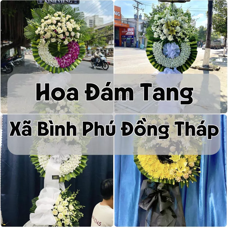 Đặt Hoa Đám Tang Xã Bình Phú Đồng Tháp | Đặt Hoa Nhanh