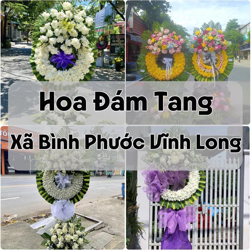 Đặt Hoa Đám Tang Xã Bình Phước Vĩnh Long | Hoa Tang Lễ