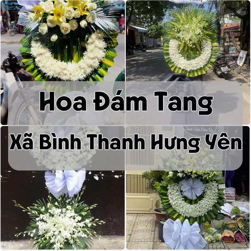 Đặt Hoa Đám Tang Xã Bình Thanh Hưng Yên | Giao Hoa Nhanh