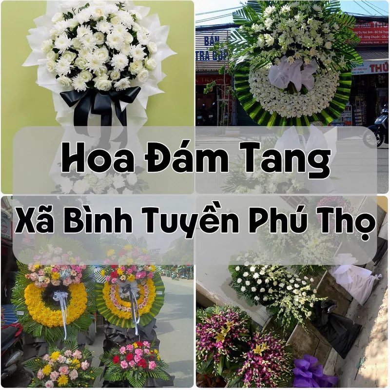 Đặt Hoa Đám Tang Xã Bình Tuyền Phú Thọ | Hoa Tang Lễ