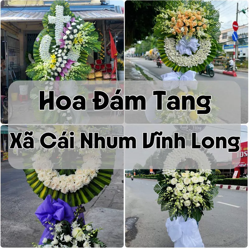 Đặt Hoa Đám Tang Xã Cái Nhum Vĩnh Long | Đặt Hoa Nhanh