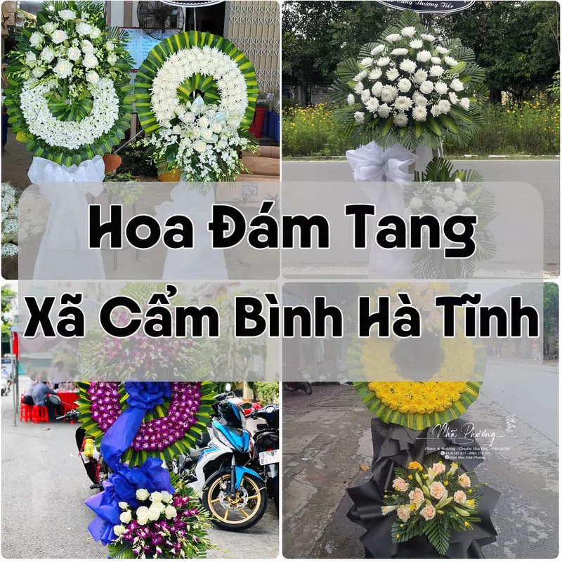 Đặt Hoa Đám Tang Xã Cẩm Bình Hà Tĩnh | Hoa Tang Lễ