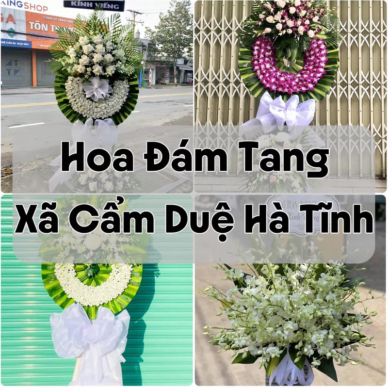 Đặt Hoa Đám Tang Xã Cẩm Duệ Hà Tĩnh | Hoa Tang Lễ