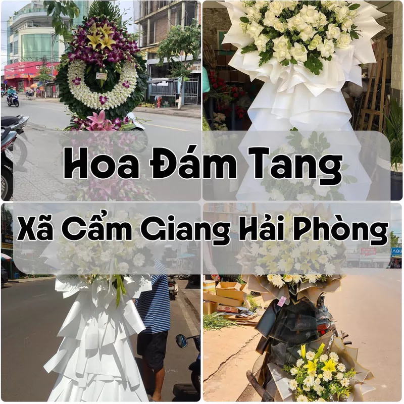 Đặt Hoa Đám Tang Xã Cẩm Giang Hải Phòng | Giao Tận Nơi