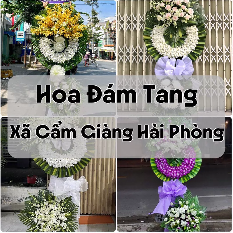 Đặt Hoa Đám Tang Xã Cẩm Giàng Hải Phòng | Giao Tận Nơi