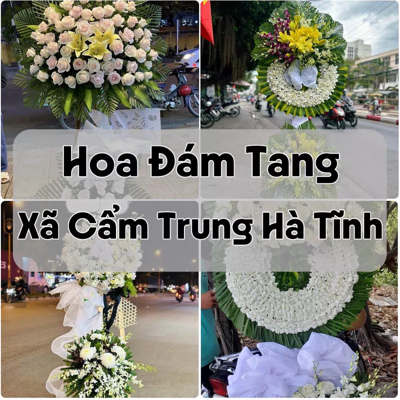 Đặt Hoa Đám Tang Xã Cẩm Trung Hà Tĩnh | Hoa Chia Buồn