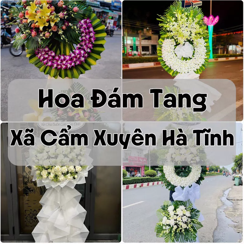 Đặt Hoa Đám Tang Xã Cẩm Xuyên Hà Tĩnh | Đặt Hoa Nhanh