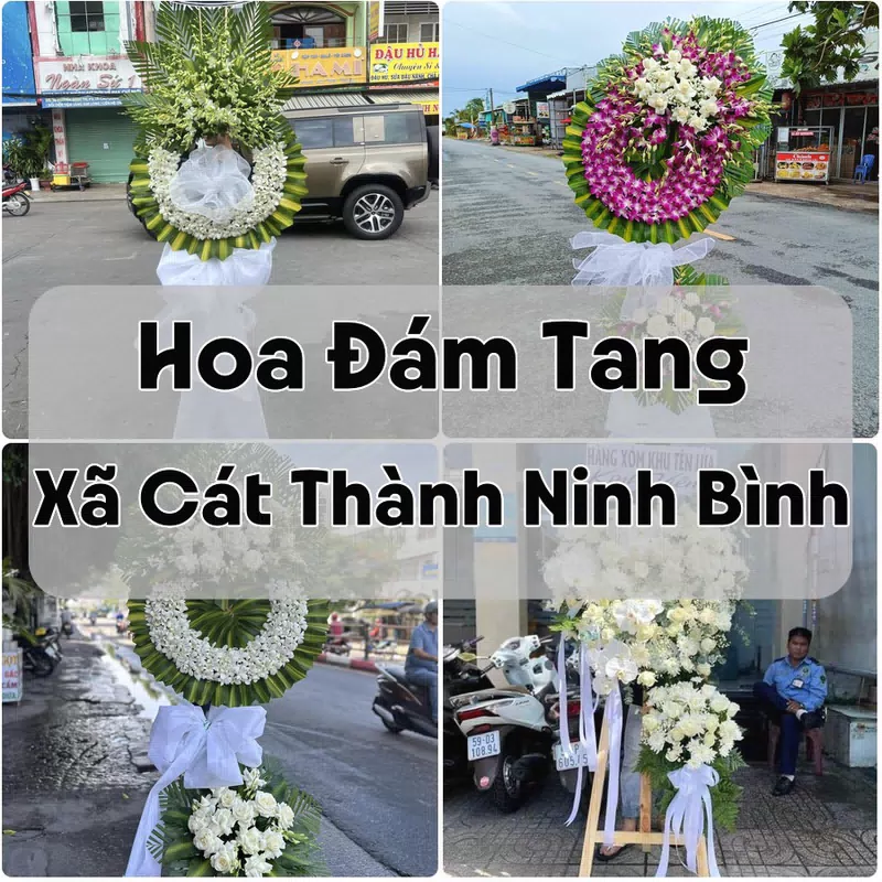 Đặt Hoa Đám Tang Xã Cát Thành Ninh Bình | Giao Tận Nơi