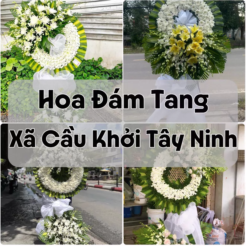 Đặt Hoa Đám Tang Xã Cầu Khởi Tây Ninh | Hoa Tang Lễ