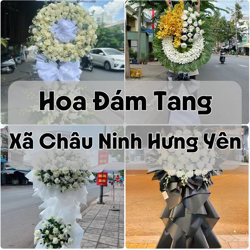 Đặt Hoa Đám Tang Xã Châu Ninh Hưng Yên | Giao Tận Nơi