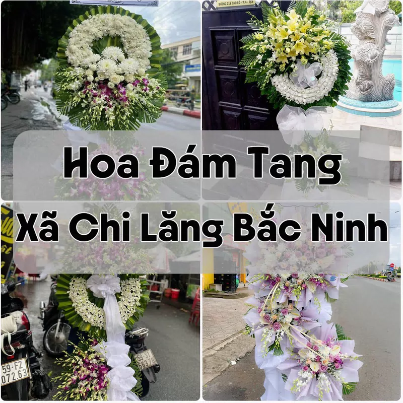 Đặt Hoa Đám Tang Xã Chi Lăng Bắc Ninh | Giao Tận Nơi