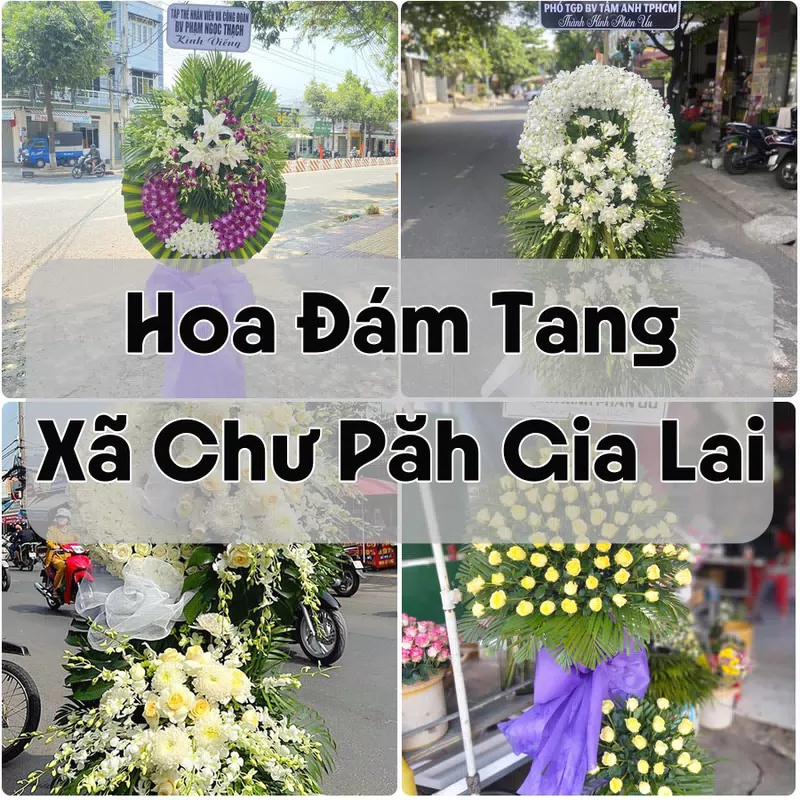 Đặt Hoa Đám Tang Xã Chư Păh Gia Lai | Hoa Chia Buồn
