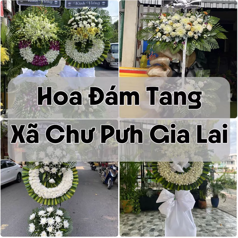 Đặt Hoa Đám Tang Xã Chư Pưh Gia Lai | Hoa Tang Lễ