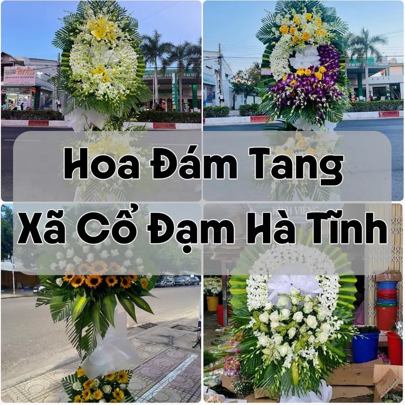 Đặt Hoa Đám Tang Xã Cổ Đạm Hà Tĩnh | Hoa Tang Lễ