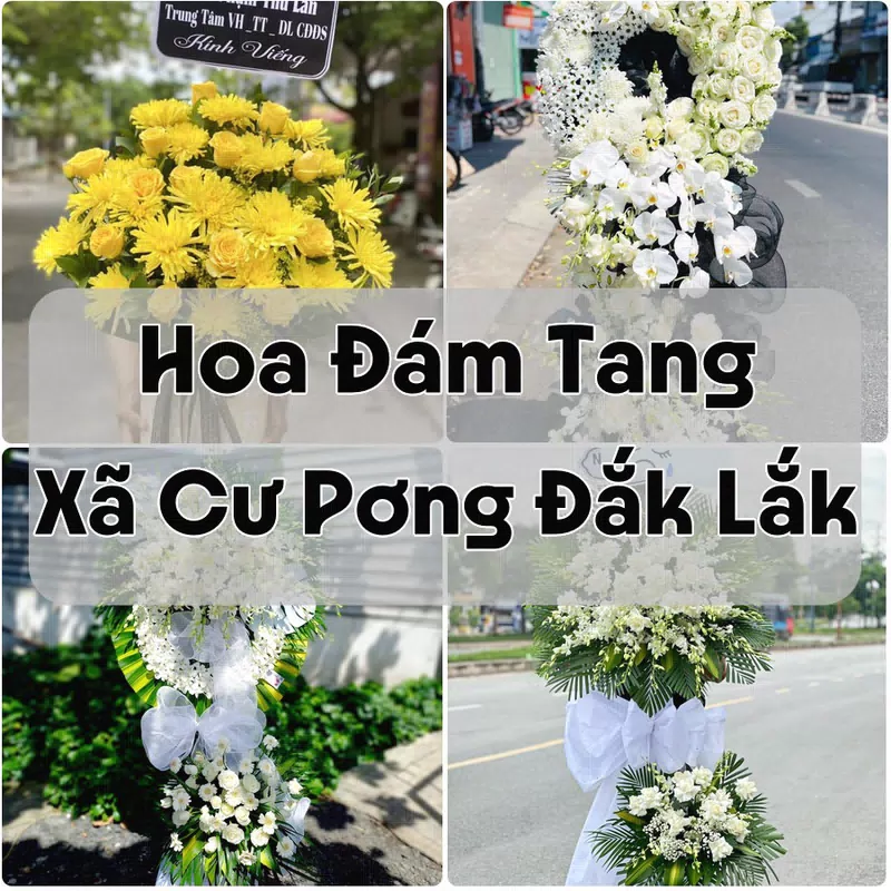 Đặt Hoa Đám Tang Xã Cư Pơng Đắk Lắk | Đặt Hoa Nhanh