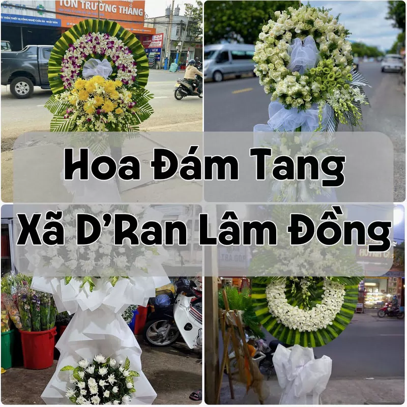Đặt Hoa Đám Tang Xã D’Ran Lâm Đồng | Hoa Tang Lễ