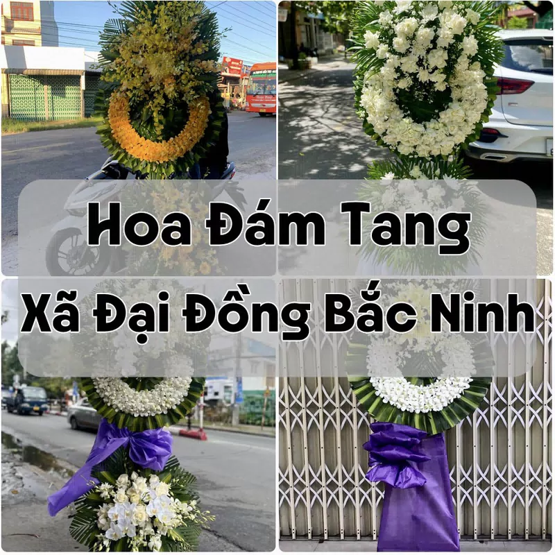 Đặt Hoa Đám Tang Xã Đại Đồng Bắc Ninh | Hoa Chia Buồn
