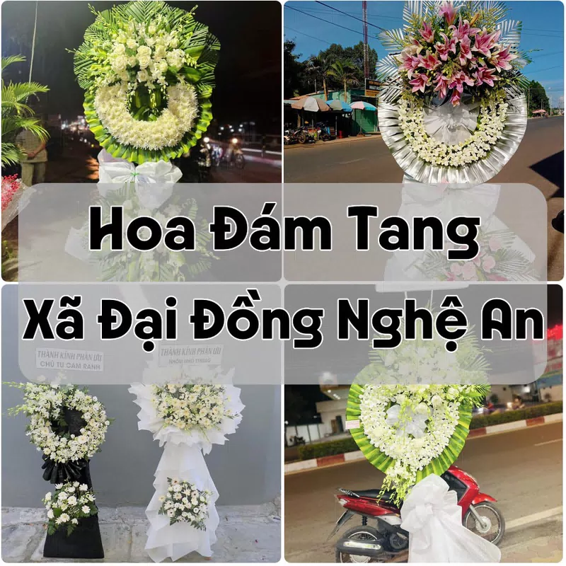 Đặt Hoa Đám Tang Xã Đại Đồng Nghệ An | Đặt Hoa Viếng