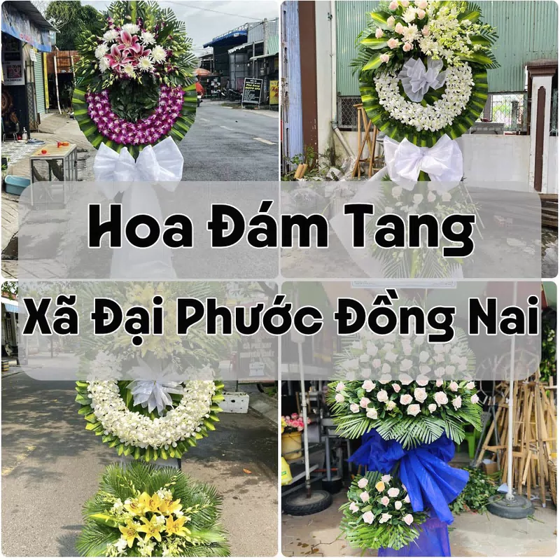 Đặt Hoa Đám Tang Xã Đại Phước Đồng Nai | Đặt Hoa Nhanh