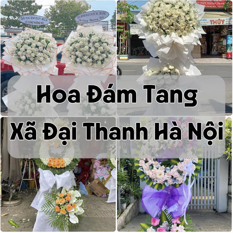 Đặt Hoa Đám Tang Xã Đại Thanh Hà Nội | Giao Tận Nơi