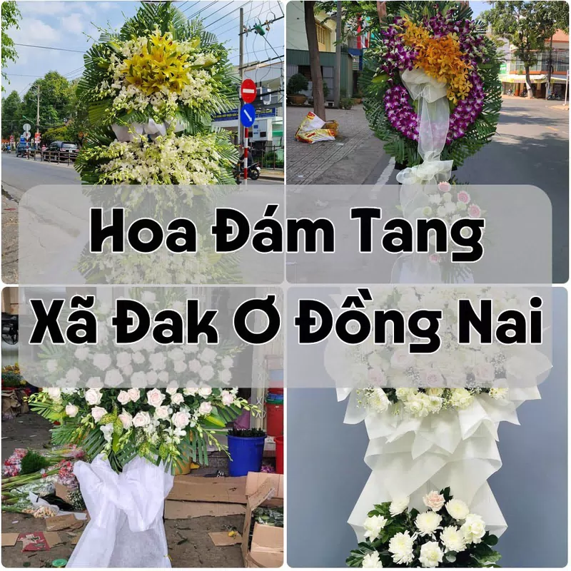 Đặt Hoa Đám Tang Xã Đak Ơ Đồng Nai | Hoa Tang Lễ