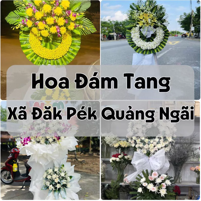 Đặt Hoa Đám Tang Xã Đăk Pék Quảng Ngãi | Đặt Hoa Viếng