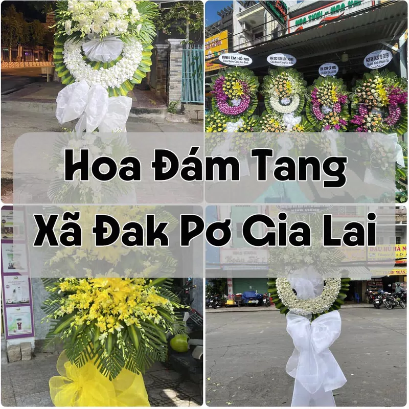 Đặt Hoa Đám Tang Xã Đak Pơ Gia Lai | Hoa Chia Buồn