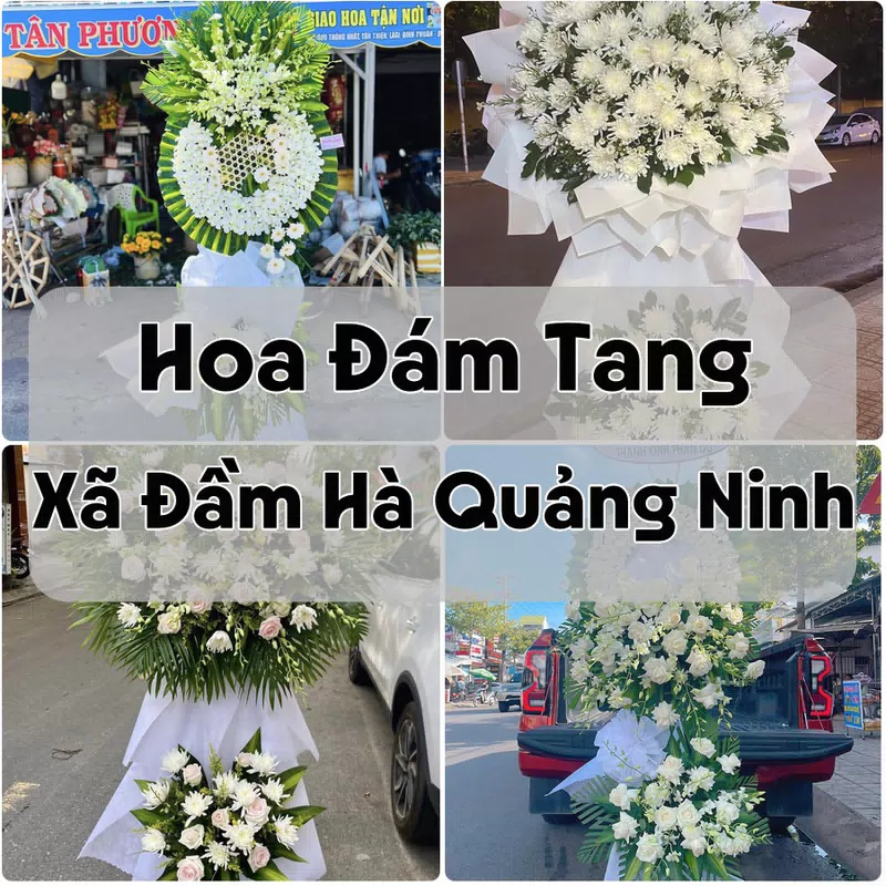 Đặt Hoa Đám Tang Xã Đầm Hà Quảng Ninh | Hoa Chia Buồn