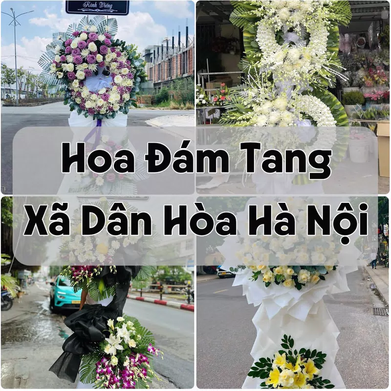 Đặt Hoa Đám Tang Xã Dân Hòa Hà Nội | Hoa Chia Buồn
