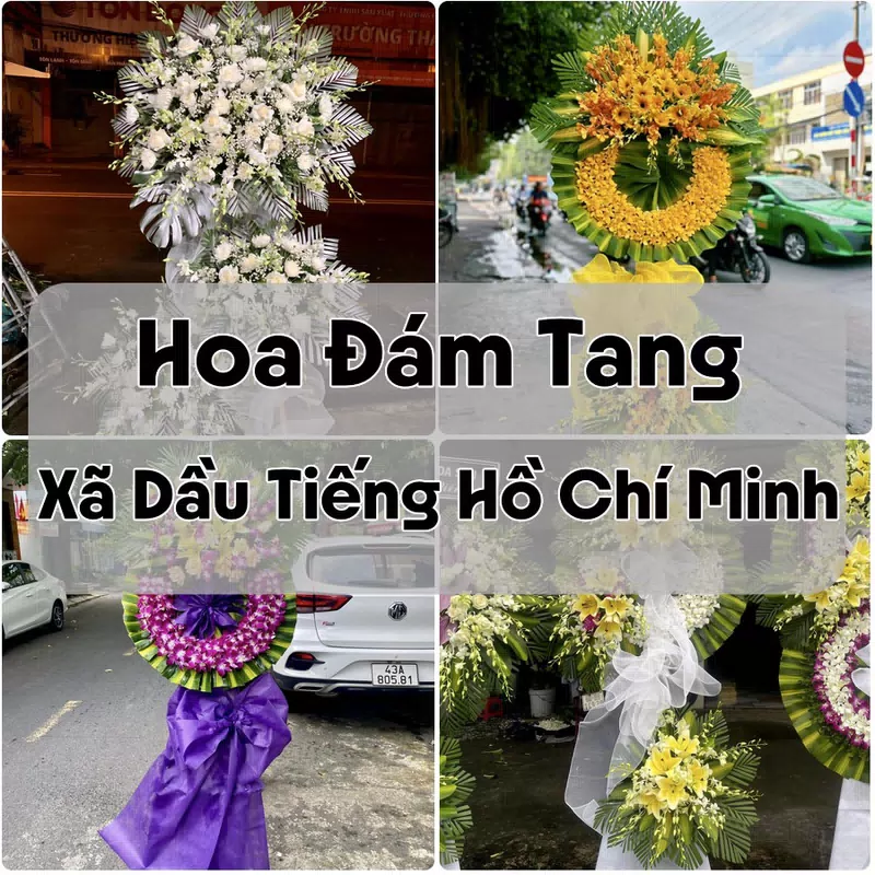 Đặt Hoa Đám Tang Xã Dầu Tiếng Hồ Chí Minh | Đặt Hoa Viếng