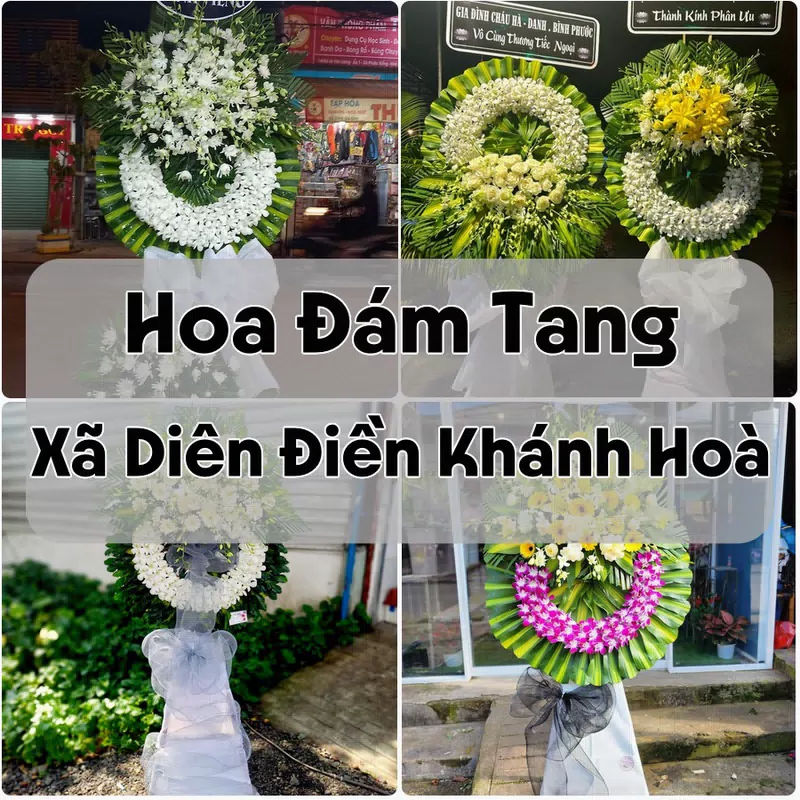 Đặt Hoa Đám Tang Xã Diên Điền Khánh Hoà | Giao Hoa Nhanh