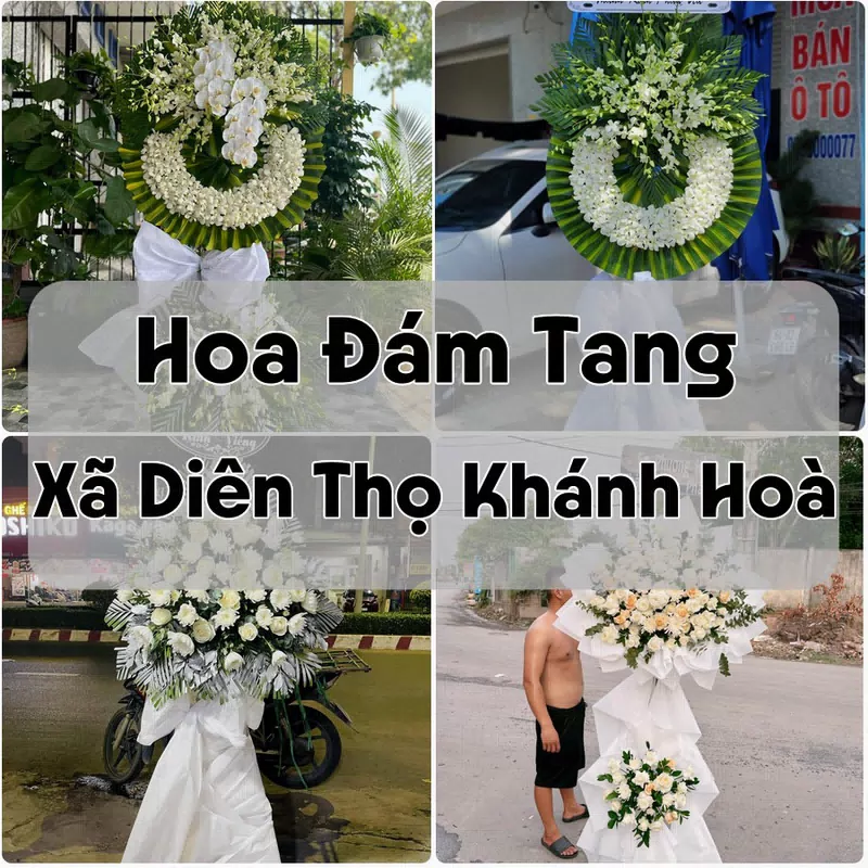Đặt Hoa Đám Tang Xã Diên Thọ Khánh Hoà | Giao Tận Nơi