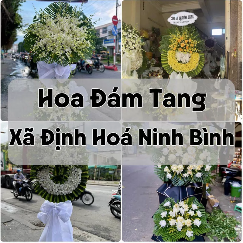 Đặt Hoa Đám Tang Xã Định Hoá Ninh Bình | Giao Tận Nơi