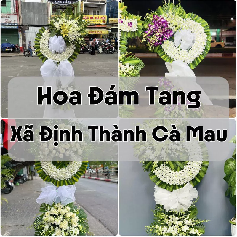 Đặt Hoa Đám Tang Xã Định Thành Cà Mau | Hoa Chia Buồn