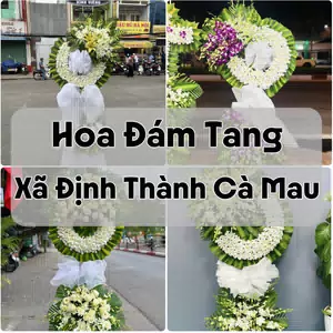 Đặt Hoa Đám Tang Xã Định Thành Cà Mau | Hoa Chia Buồn