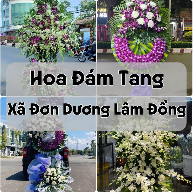 Đặt Hoa Đám Tang Xã Đơn Dương Lâm Đồng | Hoa Tang Lễ