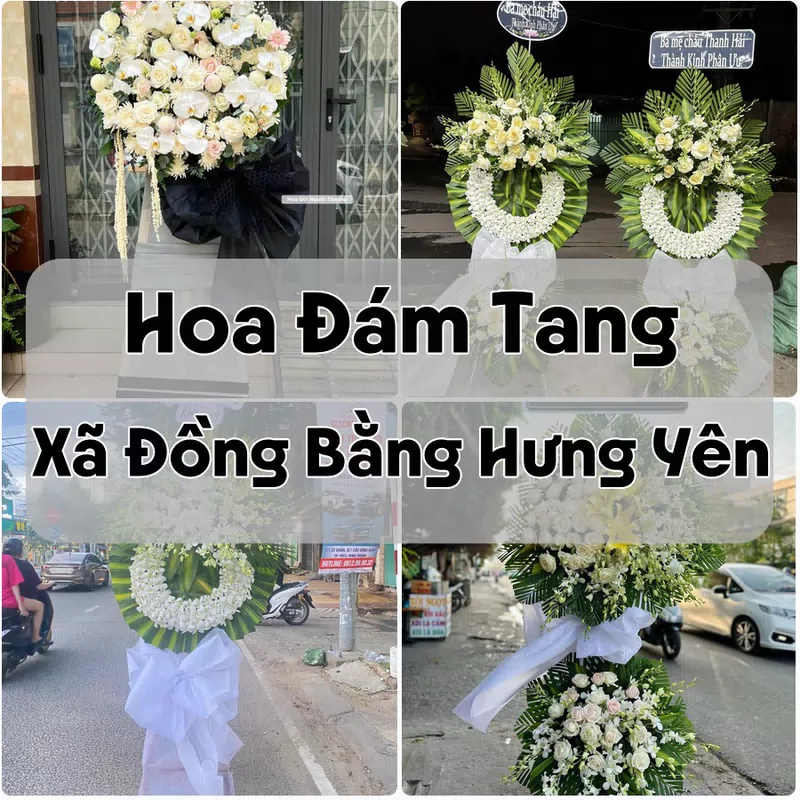 Đặt Hoa Đám Tang Xã Đồng Bằng Hưng Yên | Giao Hoa Nhanh