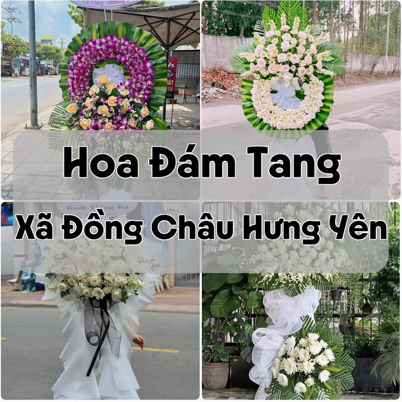 Đặt Hoa Đám Tang Xã Đồng Châu Hưng Yên | Đặt Hoa Nhanh