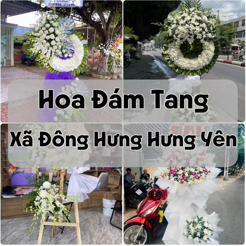 Đặt Hoa Đám Tang Xã Đông Hưng Hưng Yên | Giao Hoa Nhanh