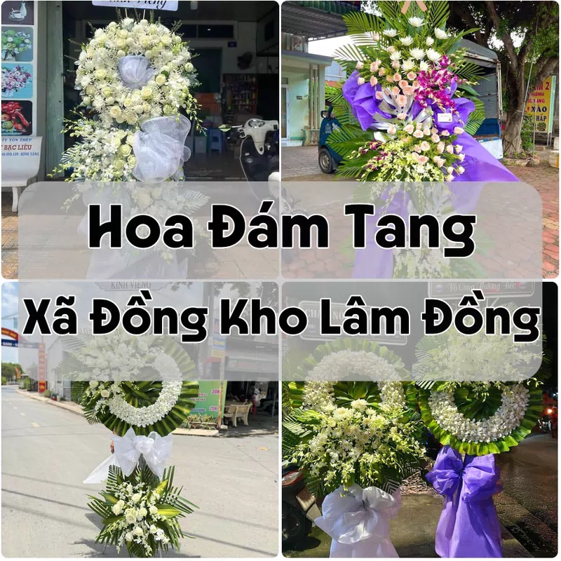 Đặt Hoa Đám Tang Xã Đồng Kho Lâm Đồng | Đặt Hoa Viếng