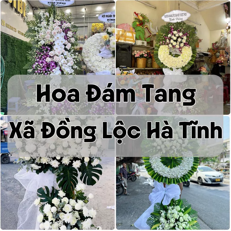 Đặt Hoa Đám Tang Xã Đồng Lộc Hà Tĩnh | Hoa Chia Buồn