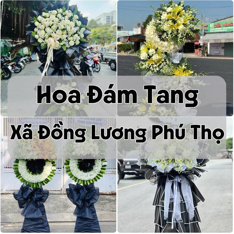 Đặt Hoa Đám Tang Xã Đồng Lương Phú Thọ | Đặt Hoa Viếng