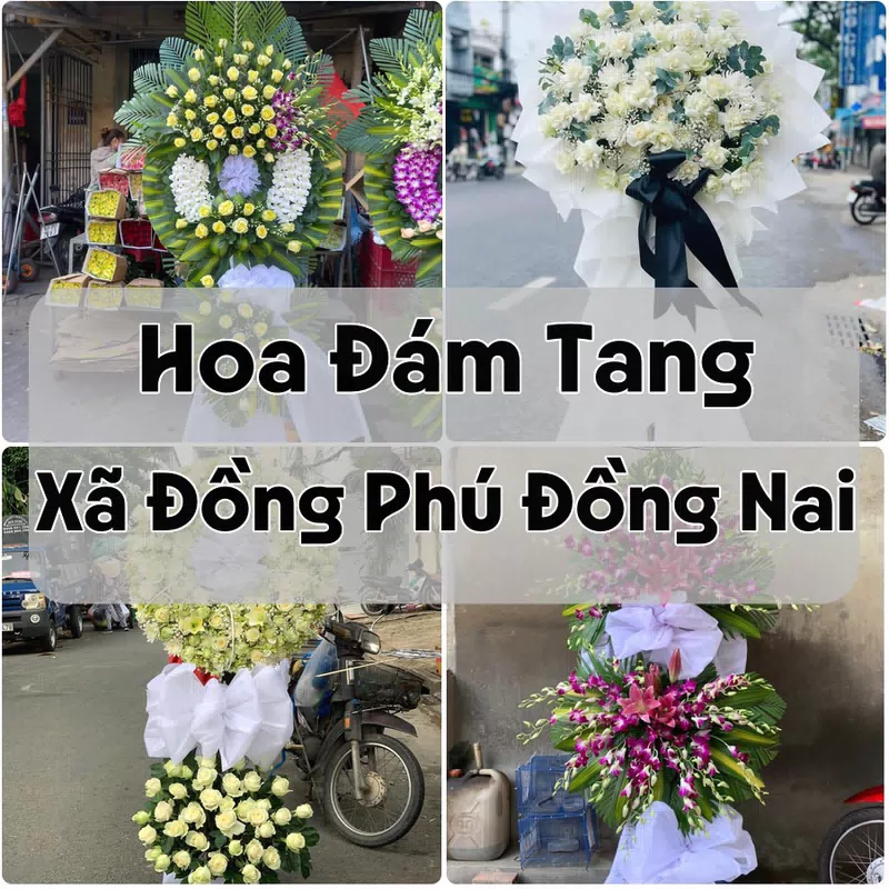 Đặt Hoa Đám Tang Xã Đồng Phú Đồng Nai | Hoa Tang Lễ
