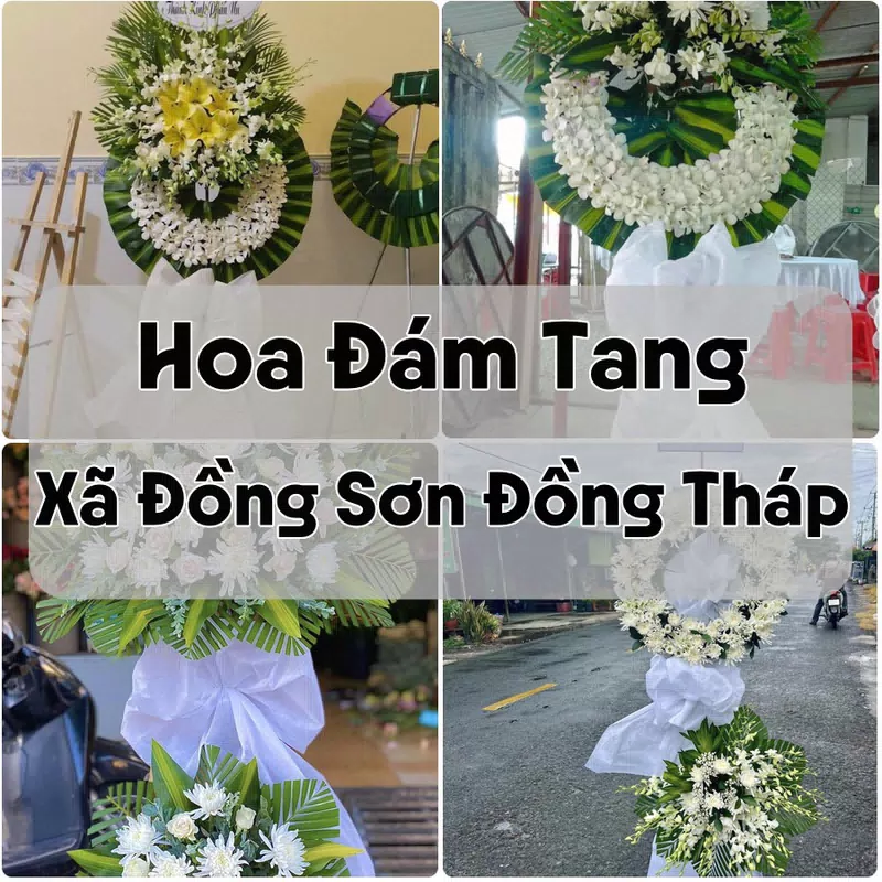 Đặt Hoa Đám Tang Xã Đồng Sơn Đồng Tháp | Đặt Hoa Viếng