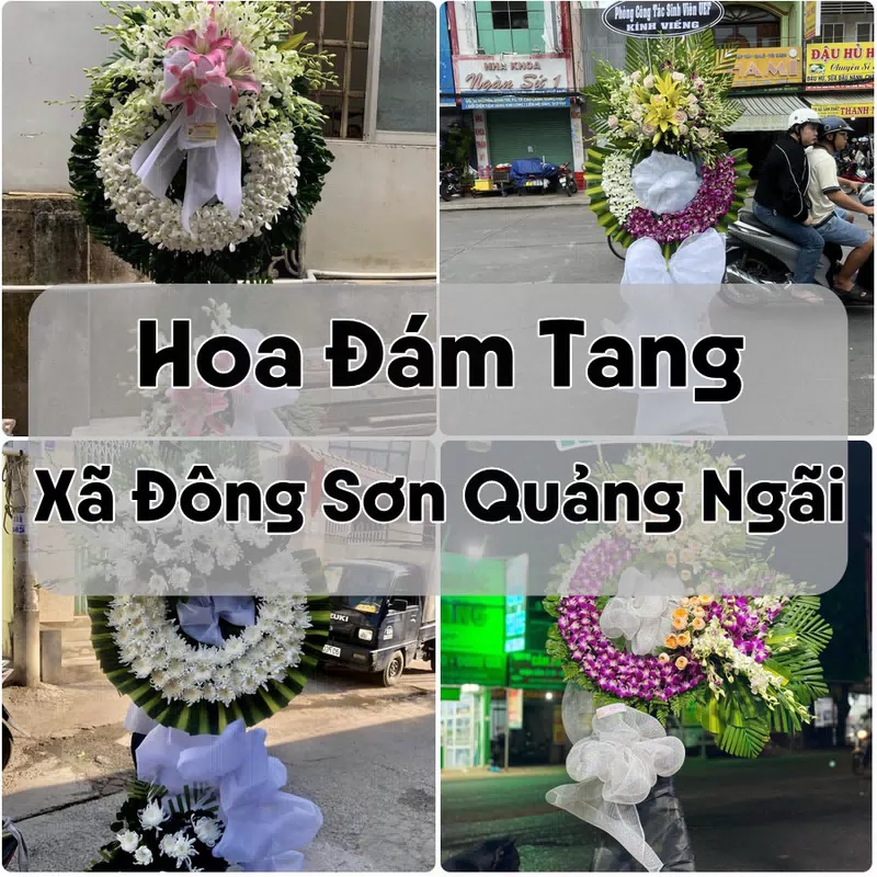 Đặt Hoa Đám Tang Xã Đông Sơn Quảng Ngãi | Giao Tận Nơi