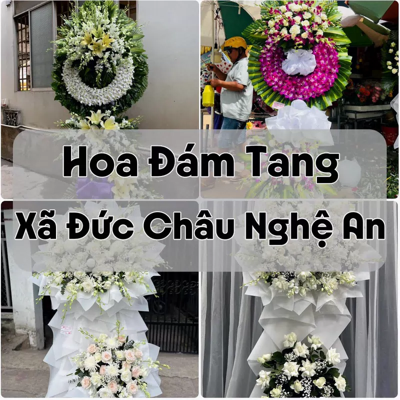 Đặt Hoa Đám Tang Xã Đức Châu Nghệ An | Giao Tận Nơi