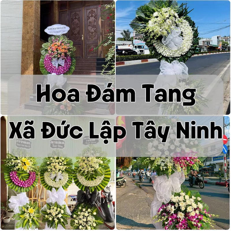 Đặt Hoa Đám Tang Xã Đức Lập Tây Ninh | Hoa Tang Lễ