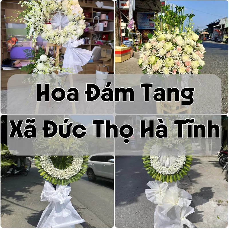 Đặt Hoa Đám Tang Xã Đức Thọ Hà Tĩnh | Hoa Tang Lễ