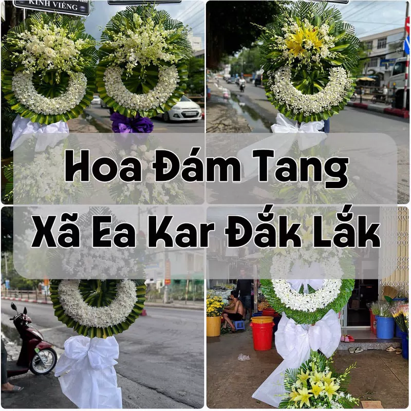 Đặt Hoa Đám Tang Xã Ea Kar Đắk Lắk | Giao Tận Nơi