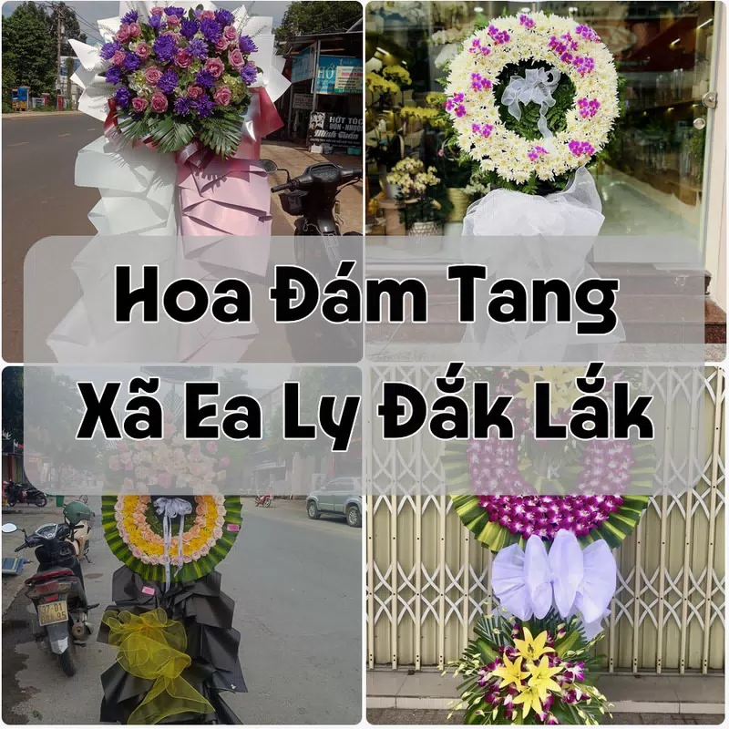 Đặt Hoa Đám Tang Xã Ea Ly Đắk Lắk | Giao Tận Nơi